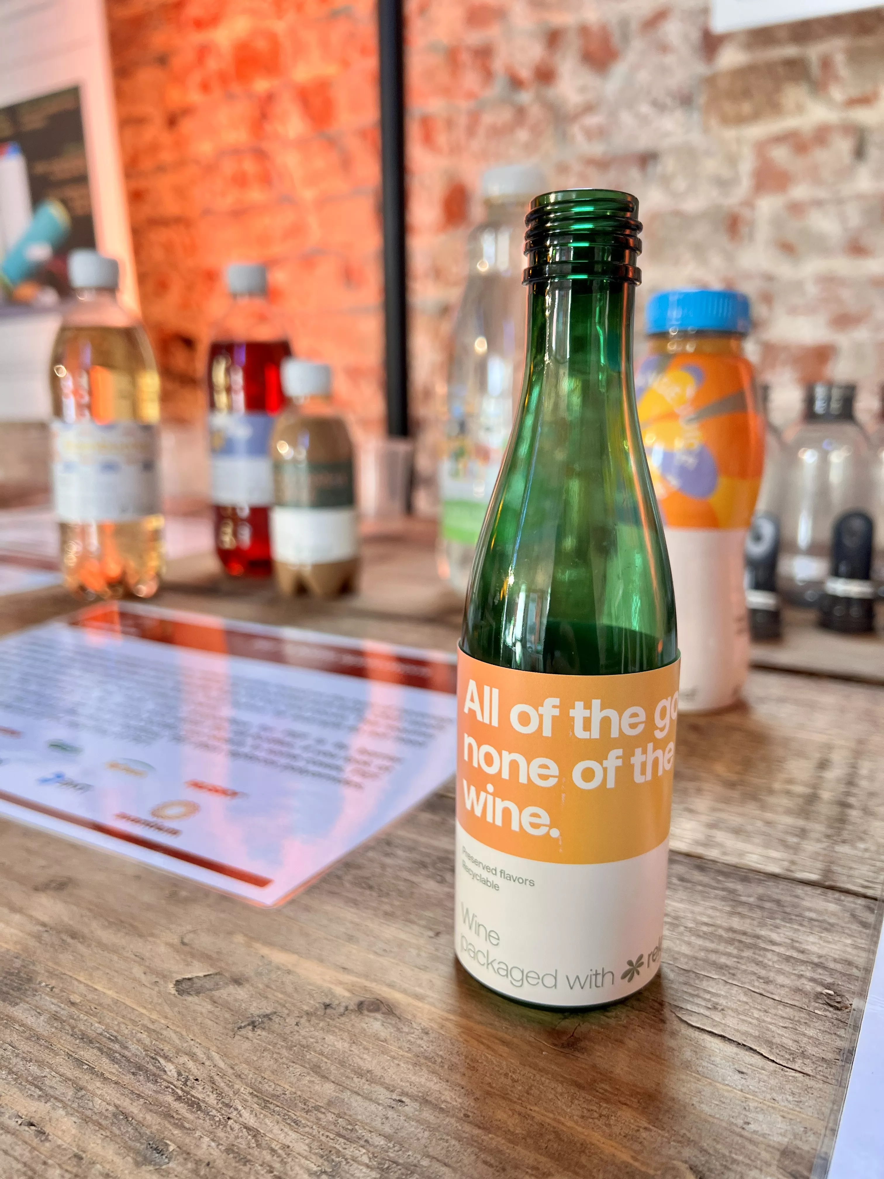 100% recyclablye bio-based bottles