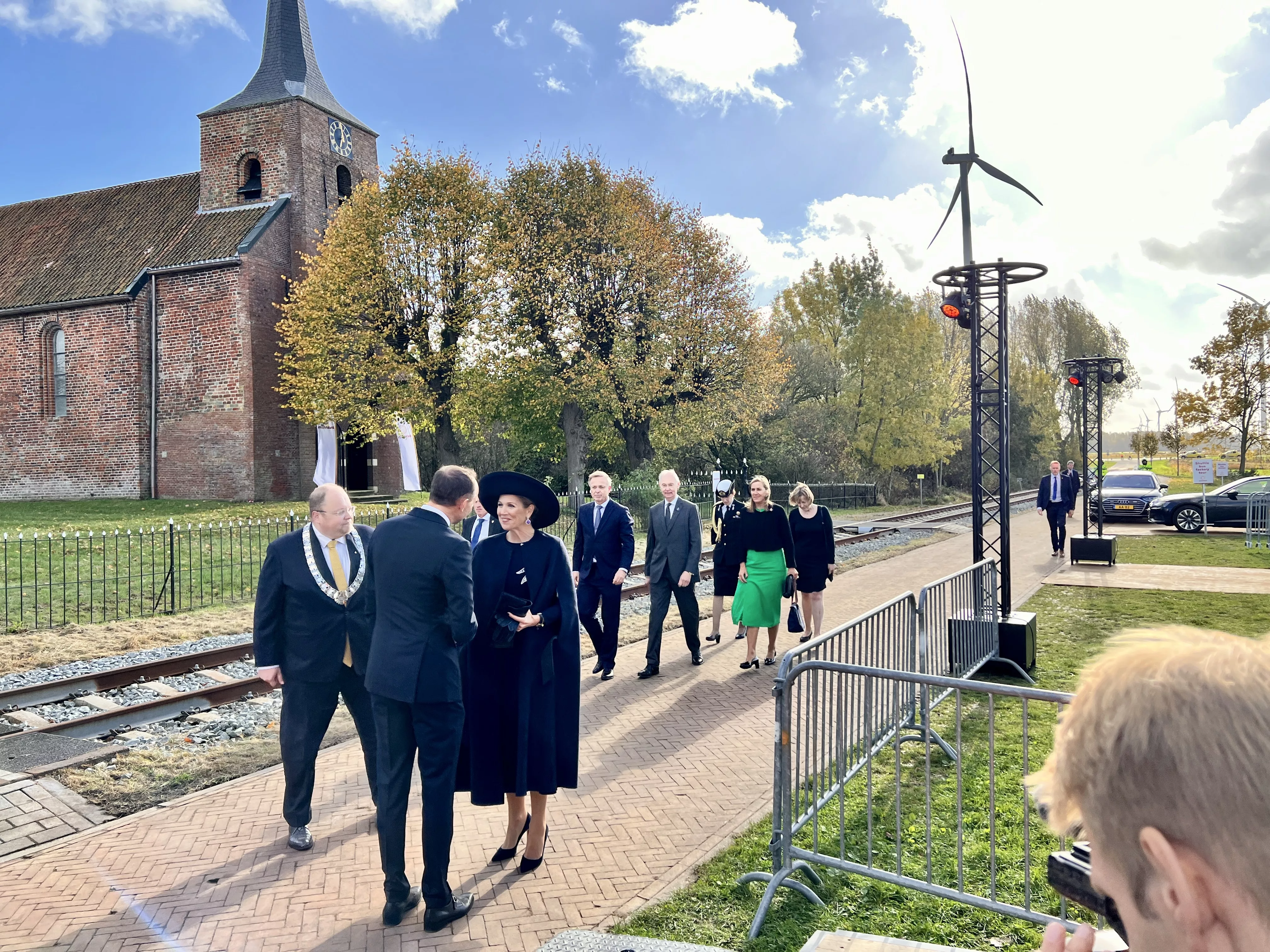 Van Aken receives Queen Máxima of the Netherlands